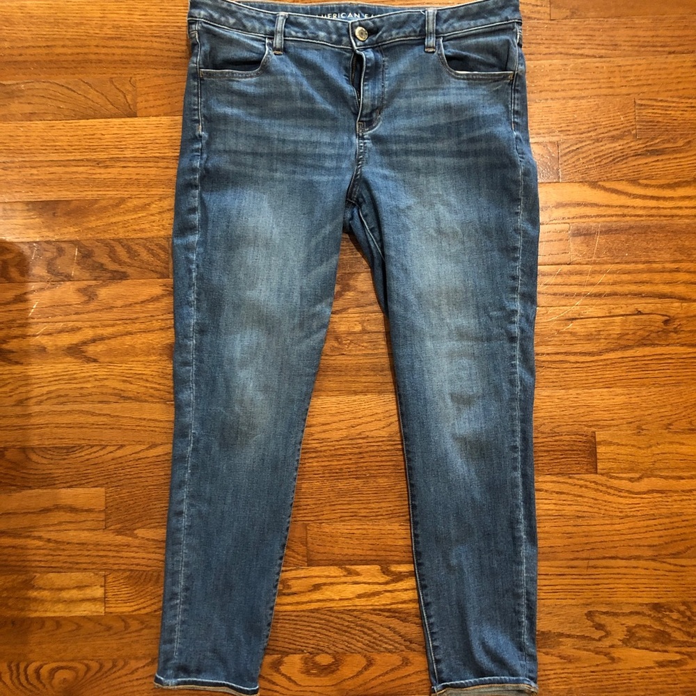 AEO Ne(x)t Level Stretch Cropped Jeggings 16R